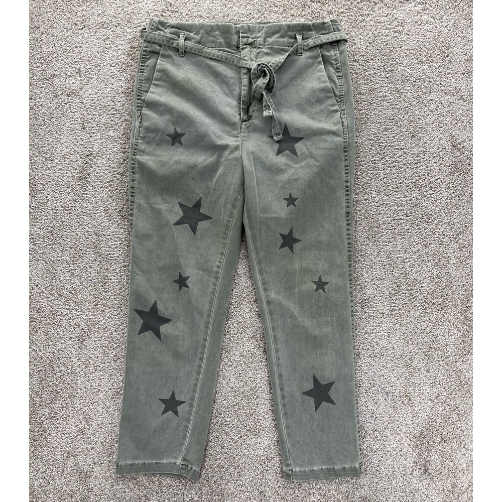 Star-Patterned Gray Women's Pants - image 1